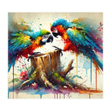 Tropical Macaw Pair (Print Only) thumbnail