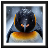 Close Up King Penguin In The Snow thumbnail