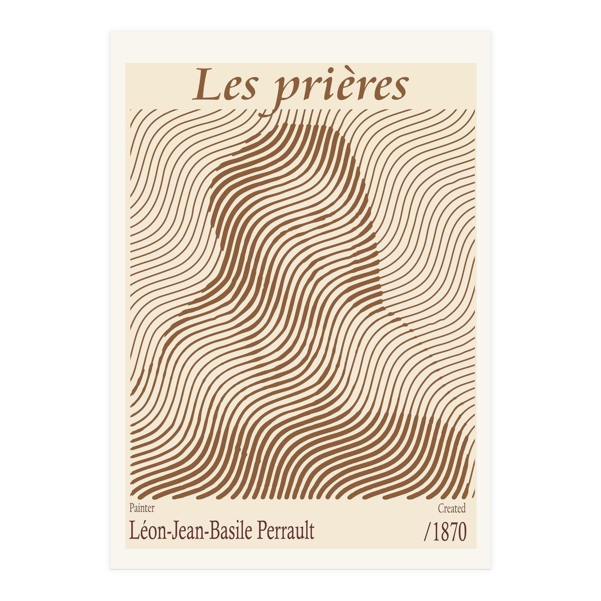 Les Prières – Léon Jean Basile Perrault (1870) (Print Only)