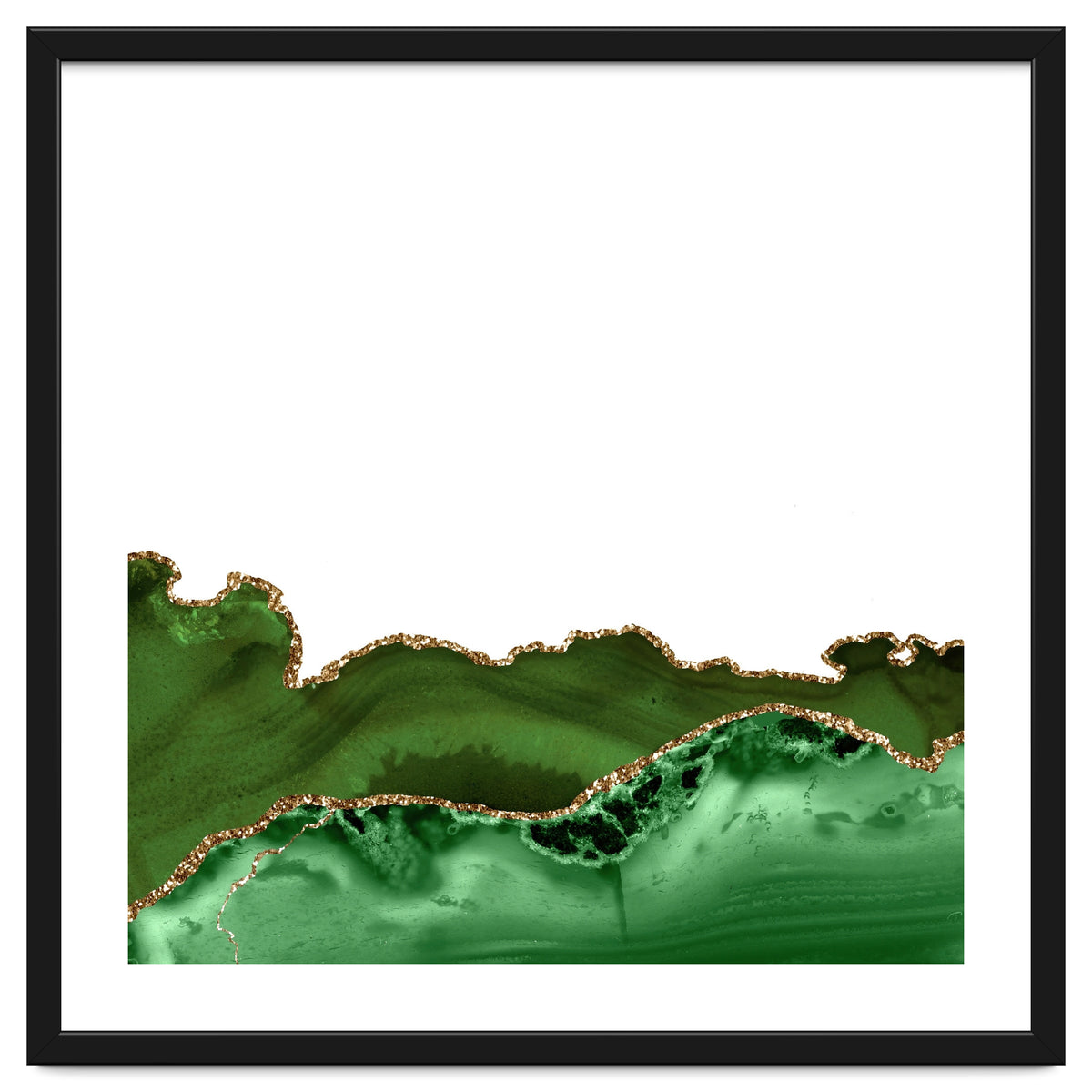 Green & Gold Agate Texture 30