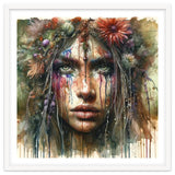 Wild Bloom Druid Woman Portrait thumbnail