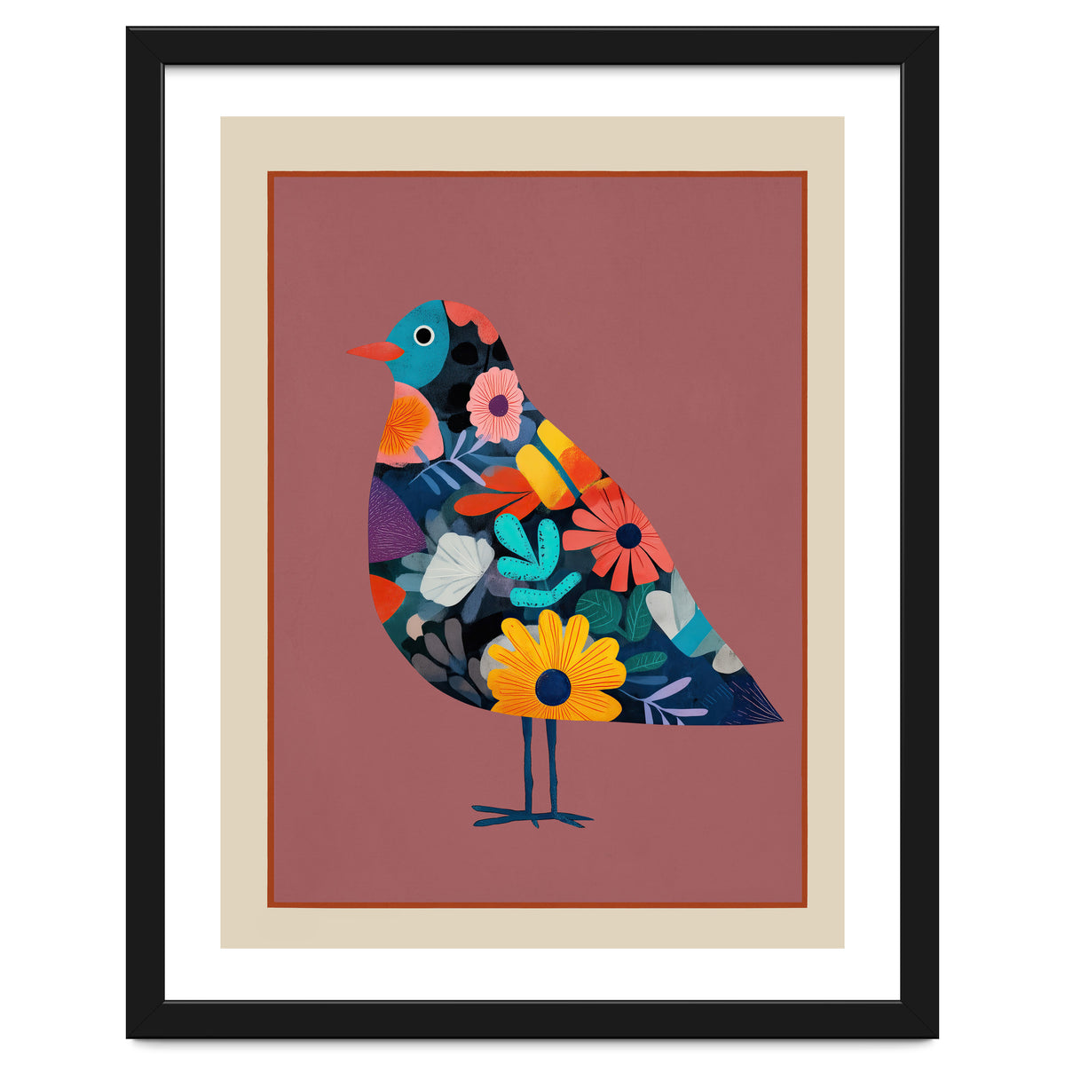 Floral Bird II
