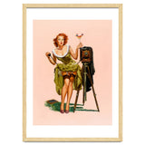 Sexy Pinup Woman On Photo Session thumbnail