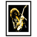 Jimmy Page American Rock Band Guitarist Legend in Pop Art thumbnail
