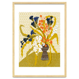 Floral Contemporary Still Life Mustard Yellow thumbnail