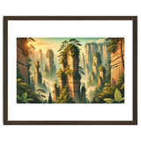 Vintage China, Zhangjiajie Stone Pillars Poster thumbnail