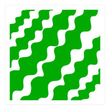 Green Wavy (Print Only) thumbnail
