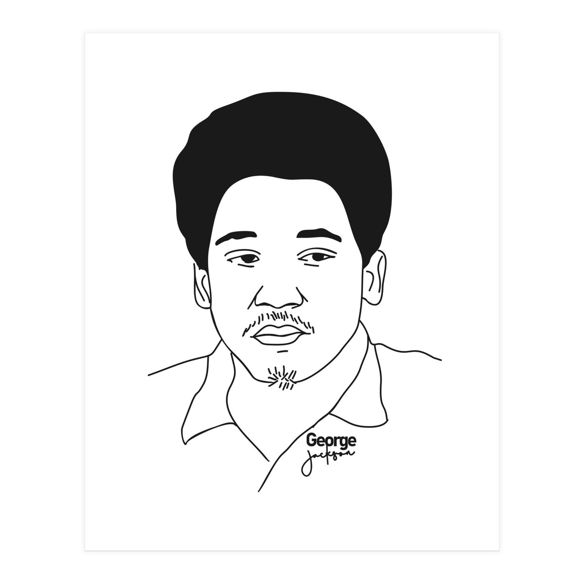 George Jackson Activist (Print Only)