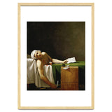 Jean Paul Marat, dead in his bathtub, assassinated by Charlotte Corday in 1793. JACQUES LOUIS DAVID. thumbnail