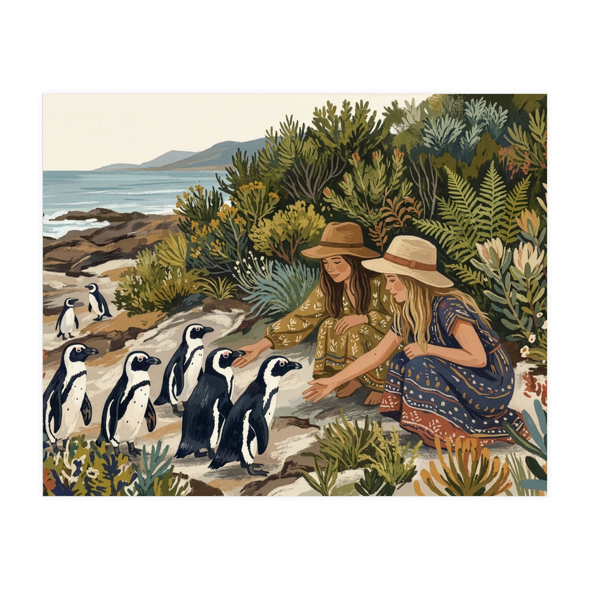 Penguin Coast Encounter (Print Only)