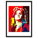 Suzi Quatro Rock N Roll Blues Singer Musician Pop Art WPAP thumbnail