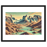 Vintage Chile, Torres Del Paine Poster thumbnail