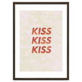 Kiss Kiss Kiss Love Typography thumbnail