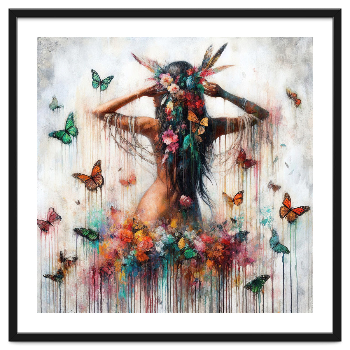 Floral Butterfly Reverie