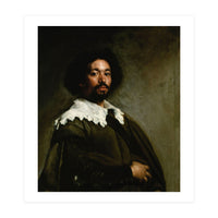 Diego Velázquez / 'Portrait of Juan de Pareja', 1650, Oil on canvas, 81.3 x 69.9 cm. (Print Only)