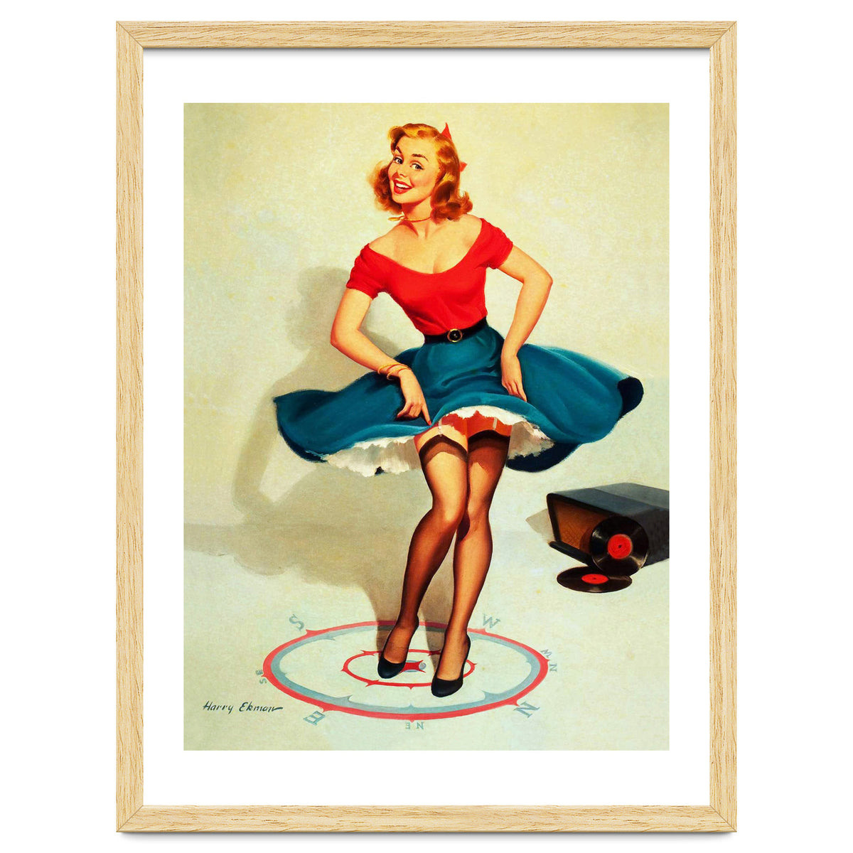Pinup Dancing Girl
