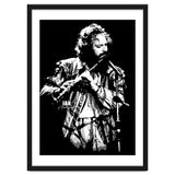 Ian Anderson Rock Music Legend in Grayscale 2 thumbnail