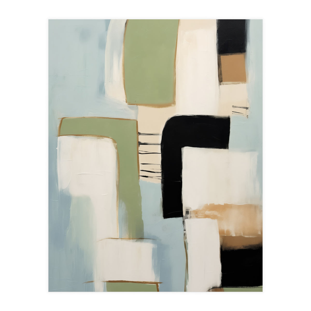 Modern Block Study 1 (Print Only)