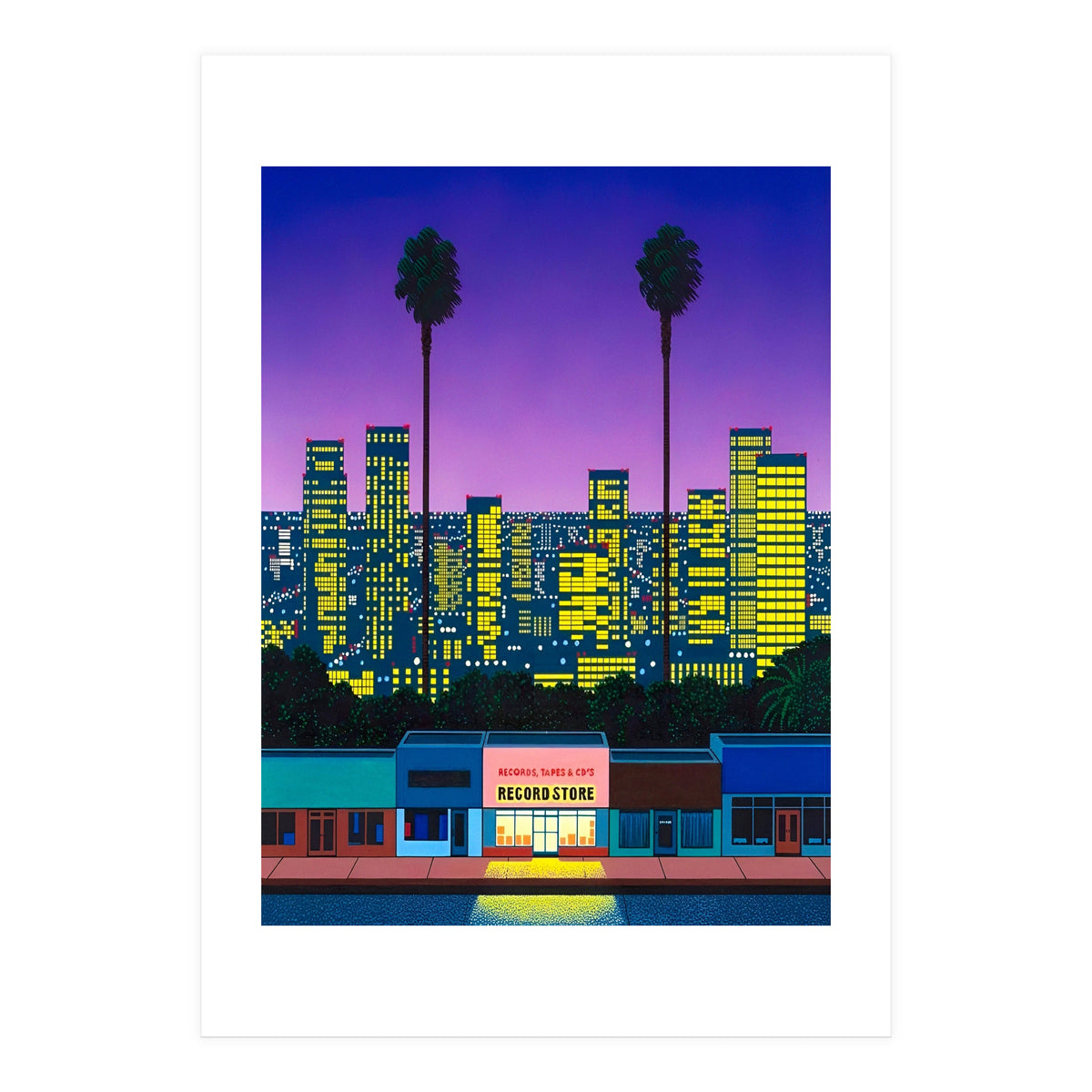 Hiroshi Nagai - City Pop At Night (Print Only)