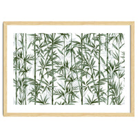 Bamboo Moody Green White
