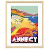 Beach at Annecy Lake, France thumbnail