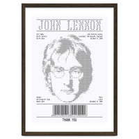 Receipt Art John Lennon