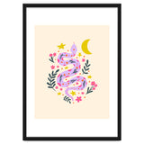 Lunar Snake  - lavander and cream thumbnail