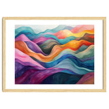 Colorful Abstract Wavy Landscape thumbnail