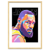 King Lebron James art thumbnail