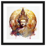 Golden Halo Buddha Portrait thumbnail