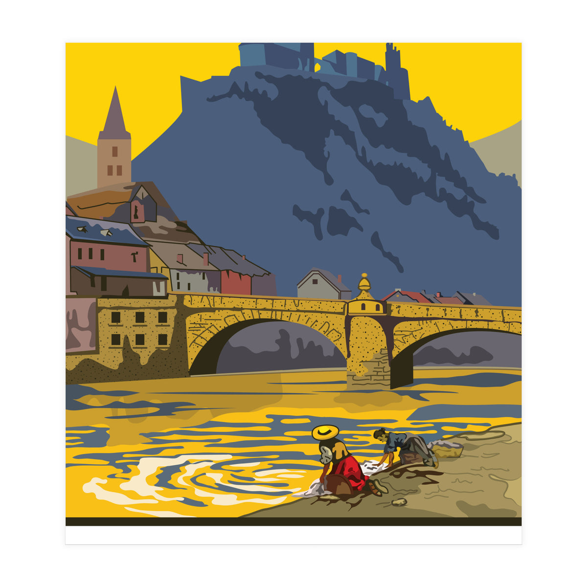 Vianden Luxembourg (Print Only)