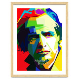 Marlon Brando Pop Art WPAP thumbnail