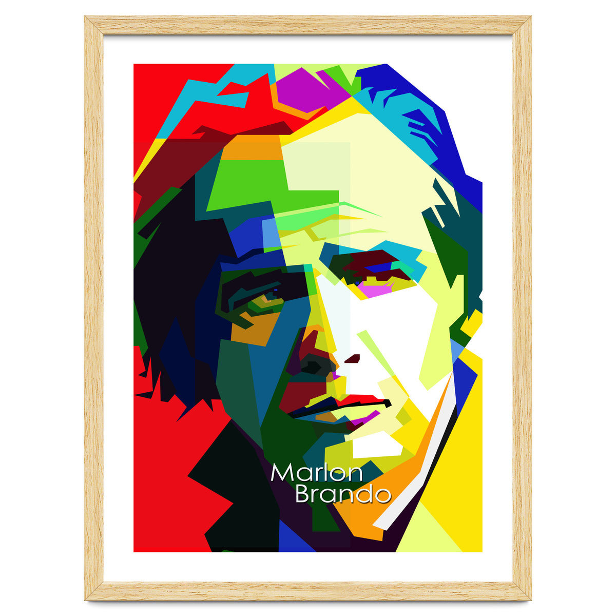 Marlon Brando Pop Art WPAP