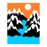 Mountainous River Mouth (Print Only) thumbnail