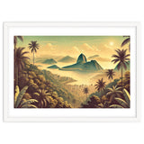 Vintage Brazil, Rio De Janeiro Tropics Poster thumbnail