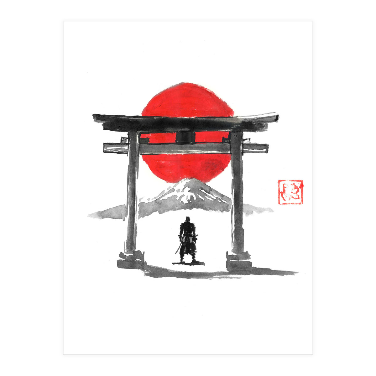 Samurai At The Gate (Print Only)