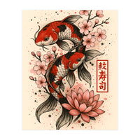 Koi fish Japanese (Print Only)