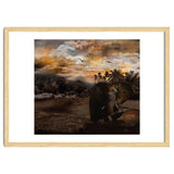 Elephant Scenic Golden Sunset African Wildlife Landscape thumbnail