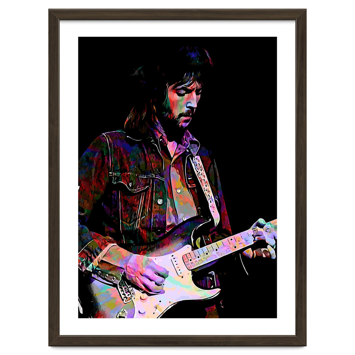 Eric Clapton Rock and Blues Guitarist Legend v2