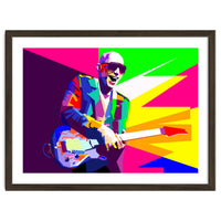 Joe Satriani Rock Guitar Instrumental Pop Art WPAP