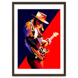 Stevie Ray Vaughan Rock Blues Guitarst Pop Art WPAP thumbnail