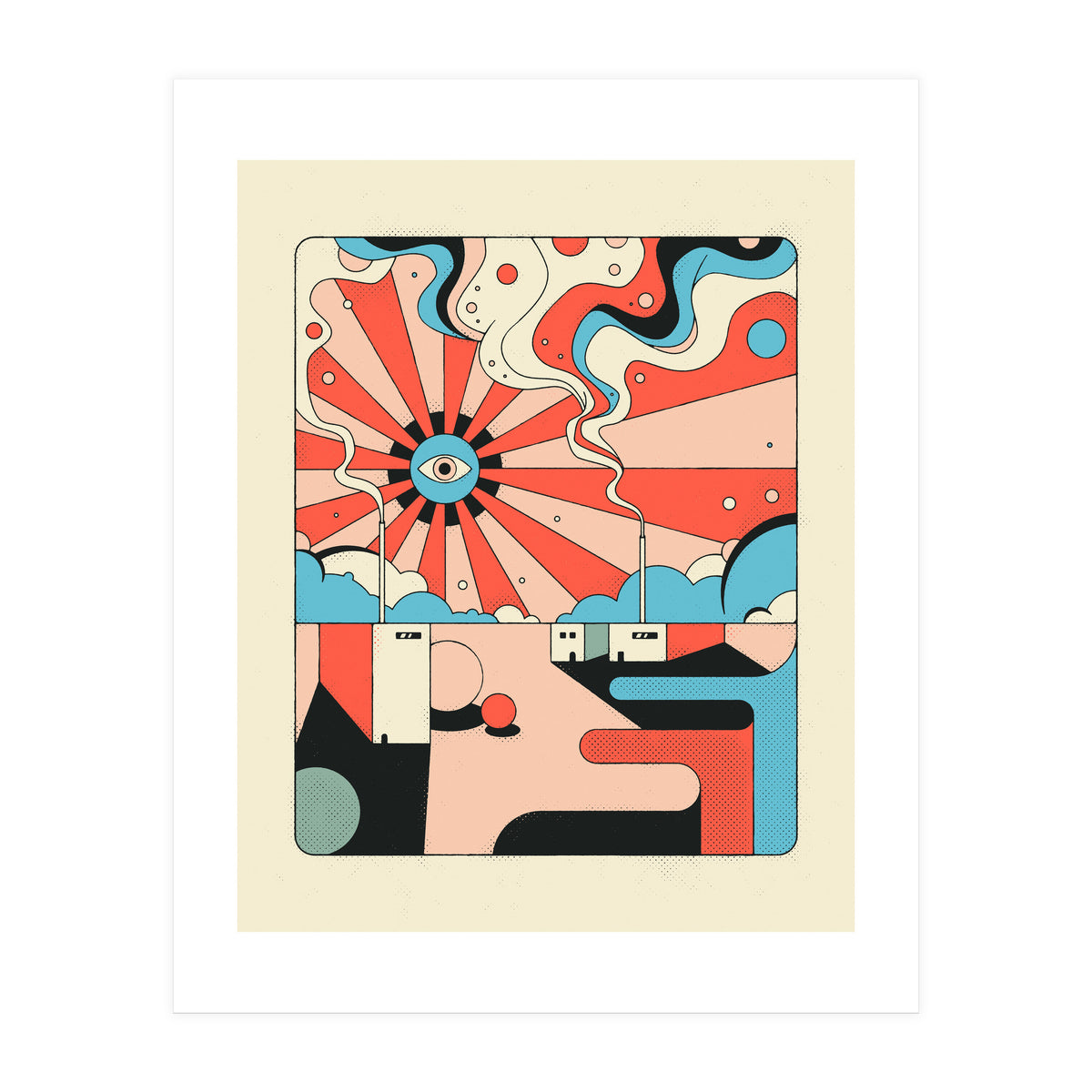 PSYCHEDELIC SUNRISE (Print Only)