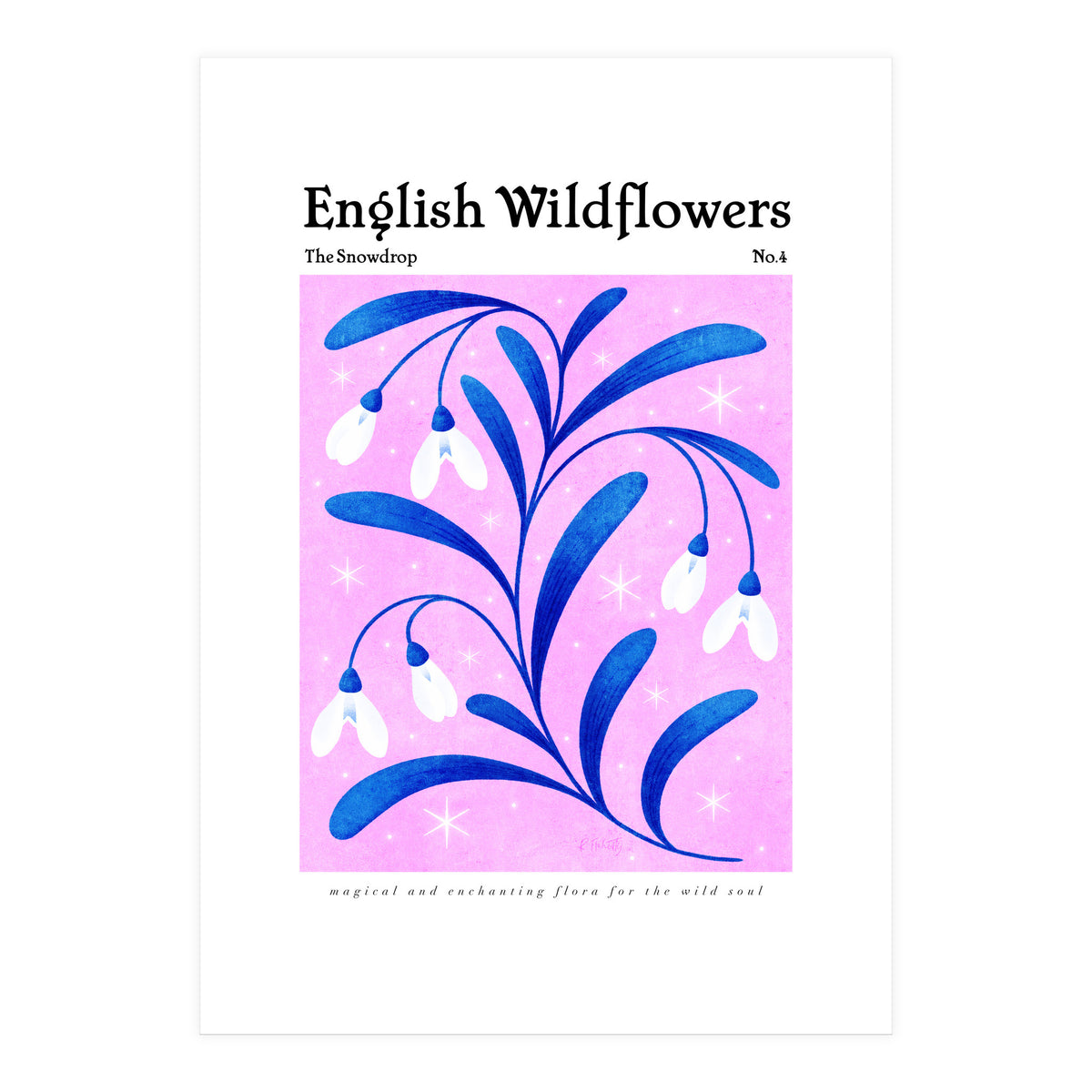 English Wildflowers | Snowdrops (Print Only)