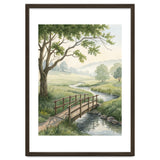 The Quiet Crossing: A Peaceful Meadow Bridge thumbnail