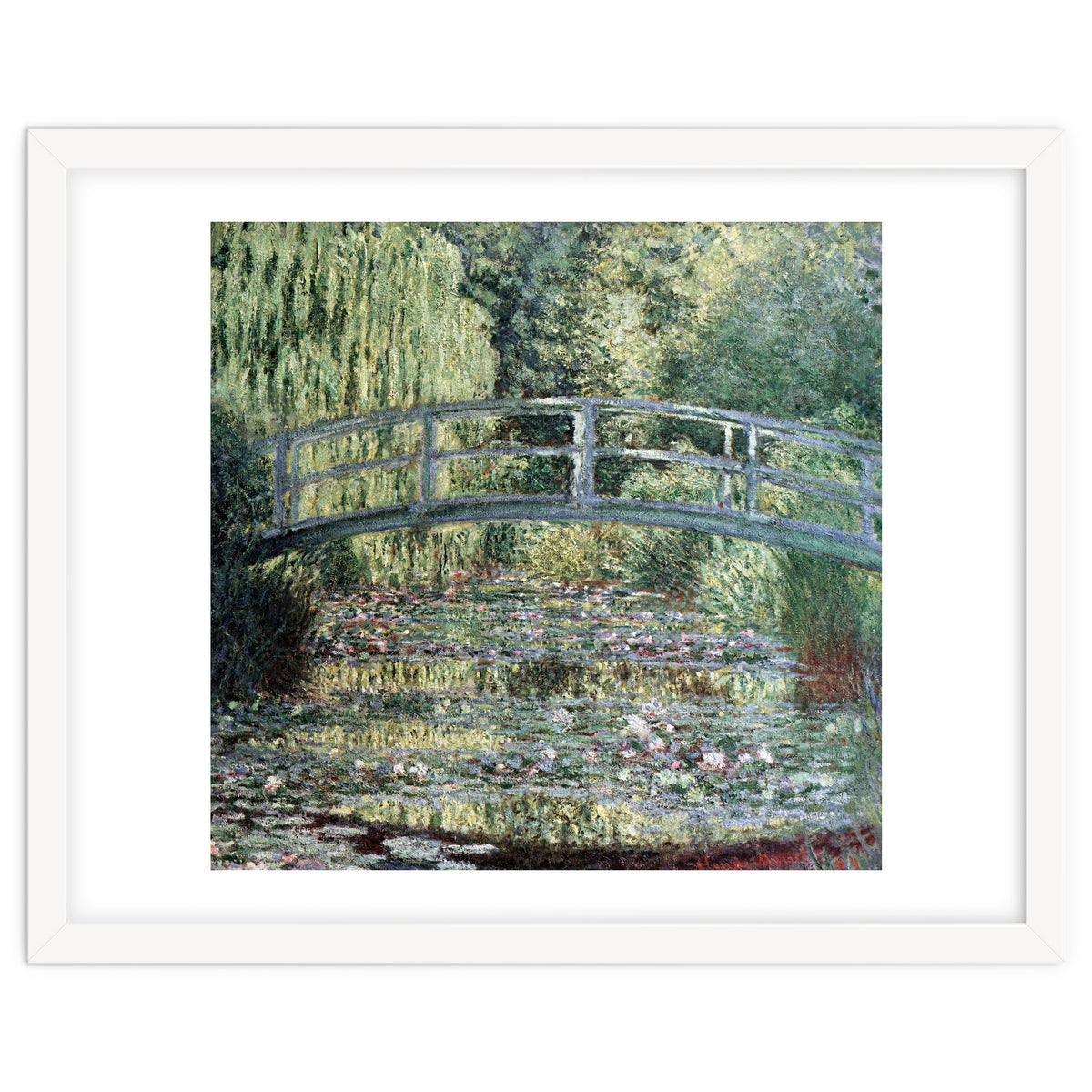 The Waterlily Pond: Green Harmony - 1899 - 89x93,5 cm - oil on canvas.