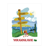 Hiking on Adriatic Coast, Yugoslavia (Print Only) thumbnail
