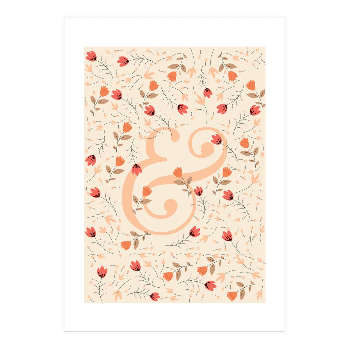 Floral Ampersand (Print Only)