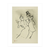 La Goulue. Henri de Toulouse-Lautrec; French, 1864-1901. Date: 1894. Dimensions: 308 × 254 mm (im... (Print Only)
