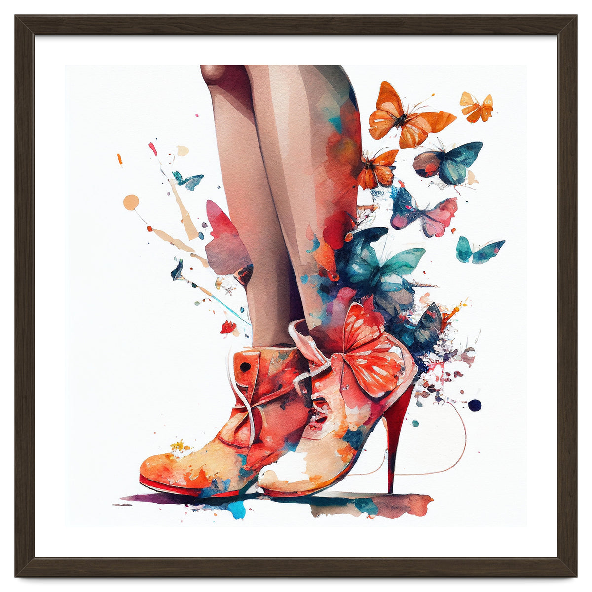 Butterfly Heels Splash