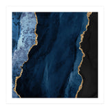 Navy & Gold Agate Texture 01  (Print Only) thumbnail
